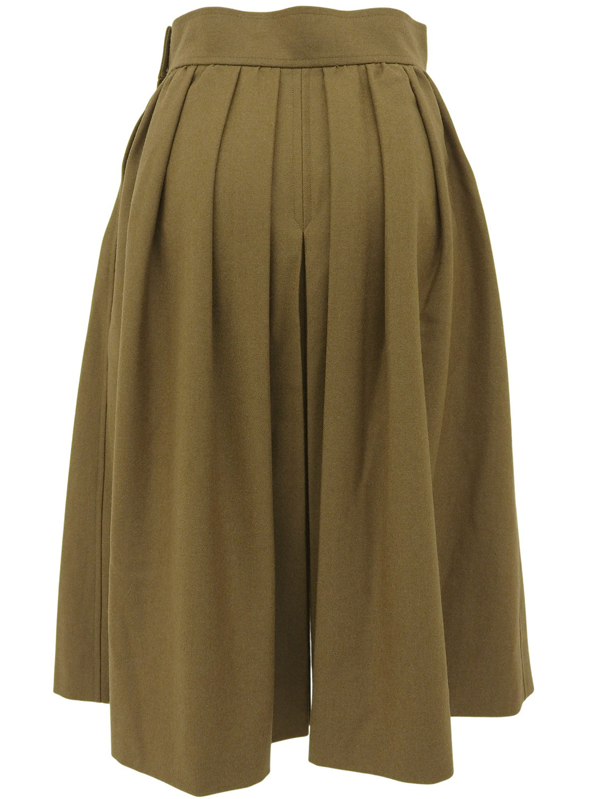 ウールバイカラーセットアップ　ベージュ/ブラウン