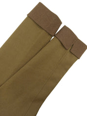 ウールバイカラーセットアップ ベージュ/ブラウン