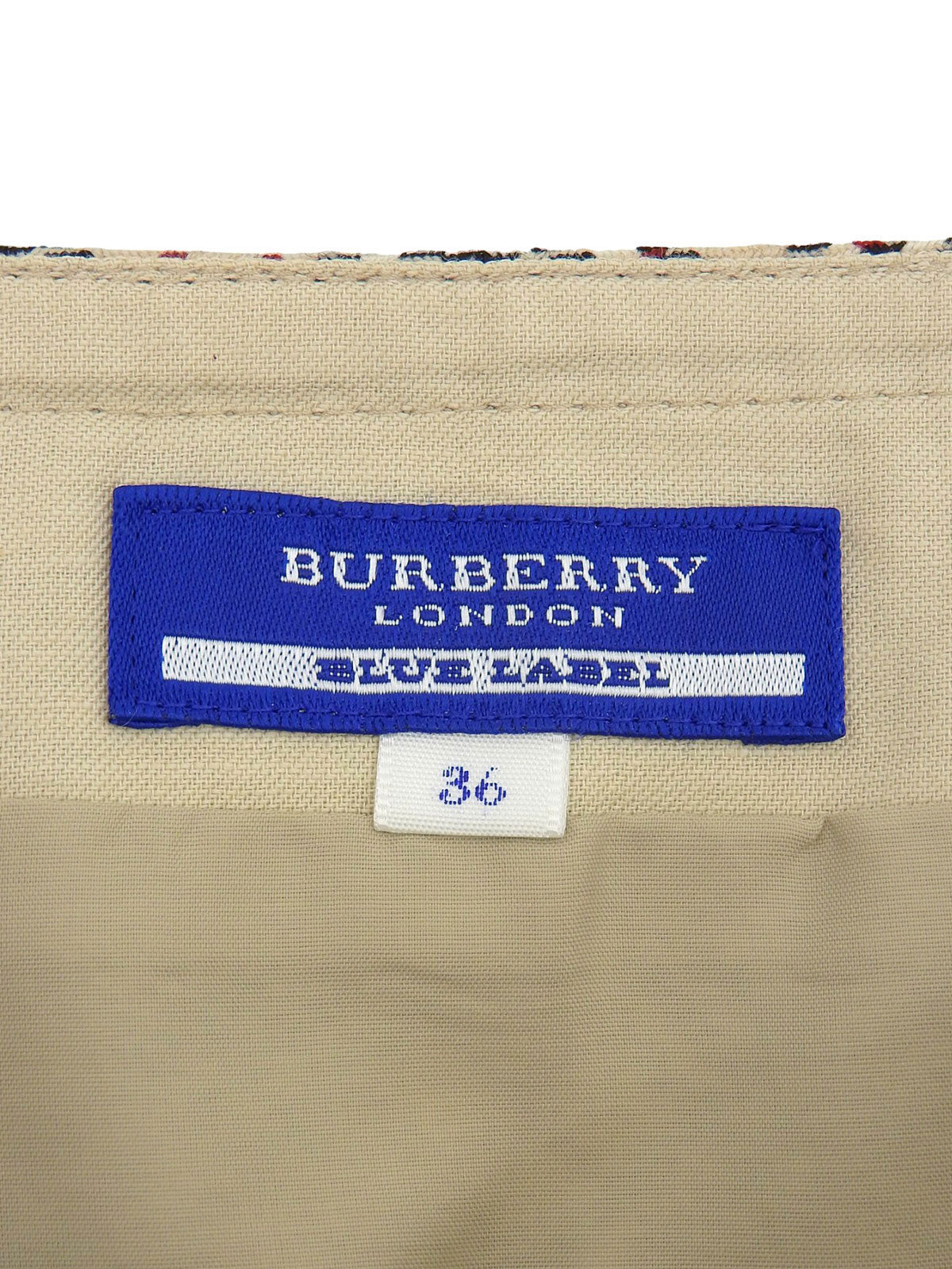 ウールチェックパターンミニスカート ベージュ/マルチ