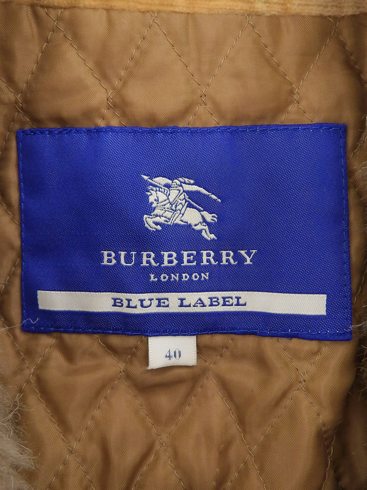 コーデュロイロングコート　キャメル