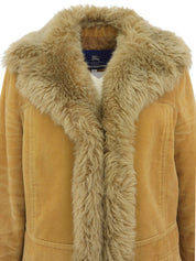 コーデュロイロングコート キャメル