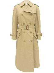 ノバチェックライニングトレンチコート ベージュ