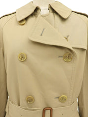 ノバチェックライニングトレンチコート ベージュ