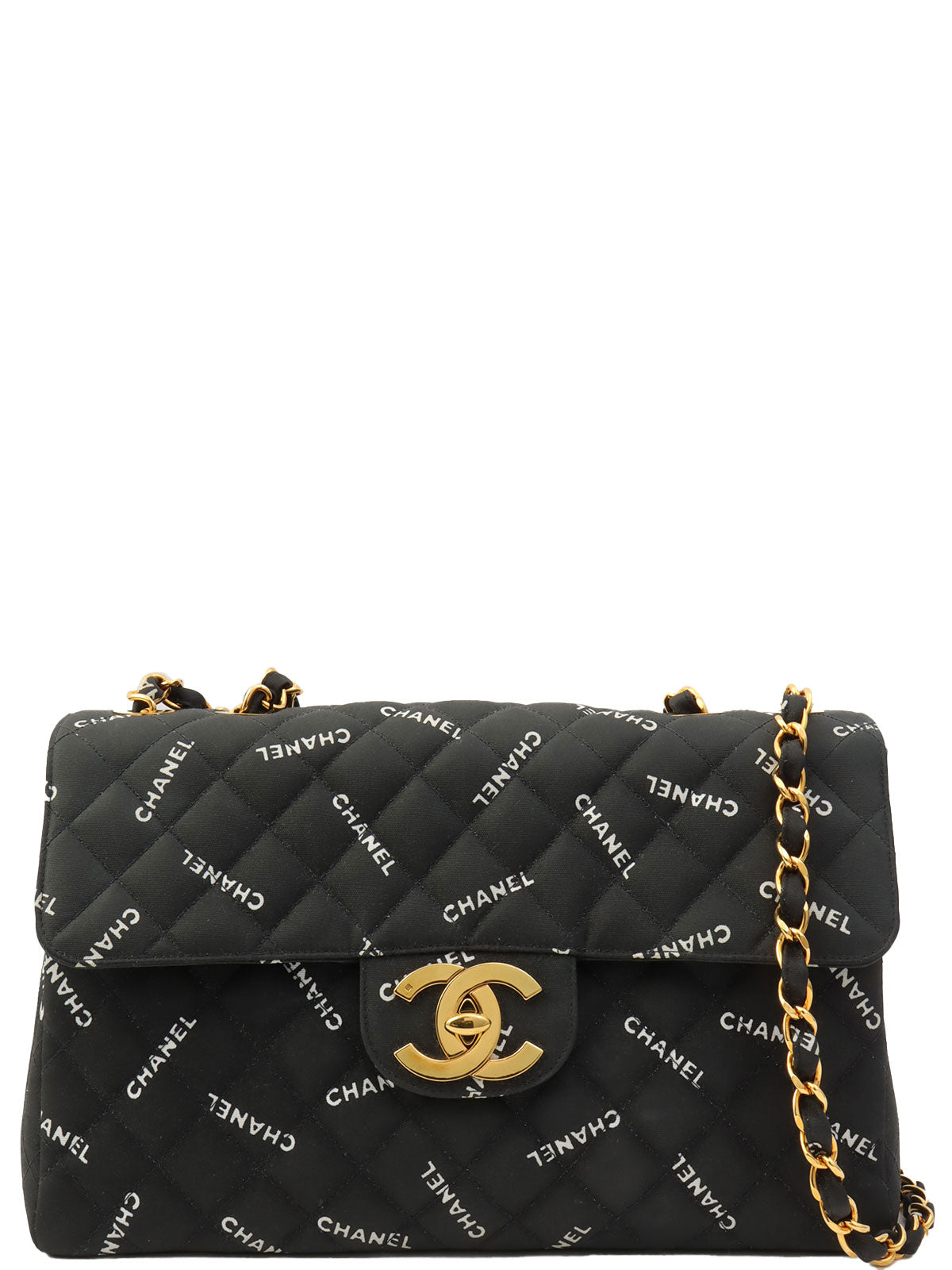 1995年頃製 クルーズラインロゴチェーンショルダーバッグ ブラック