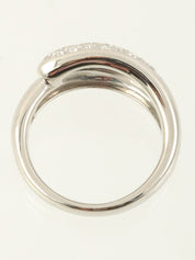 Platinum Diamond Ring Silver