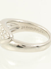 Platinum Diamond Ring Silver
