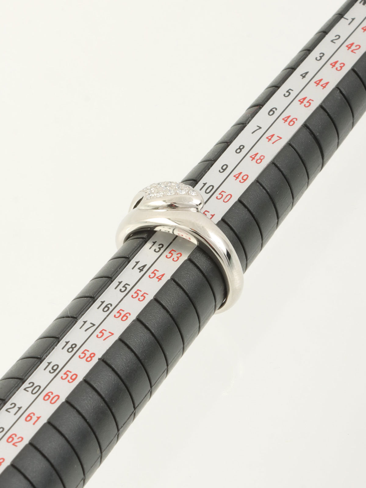 Platinum Diamond Ring Silver