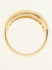 18K Gold Diamond Design Ring