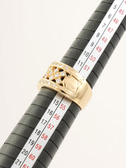 18K Gold Diamond Design Ring