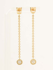 18K金钻石摇摆耳环