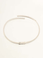 18Kダイヤモンドバングル シルバー