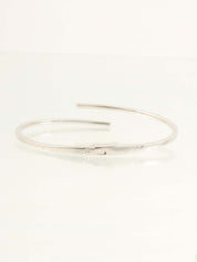 18Kダイヤモンドバングル シルバー