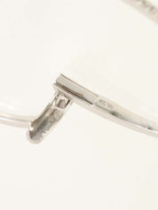 18Kダイヤモンドバングル シルバー