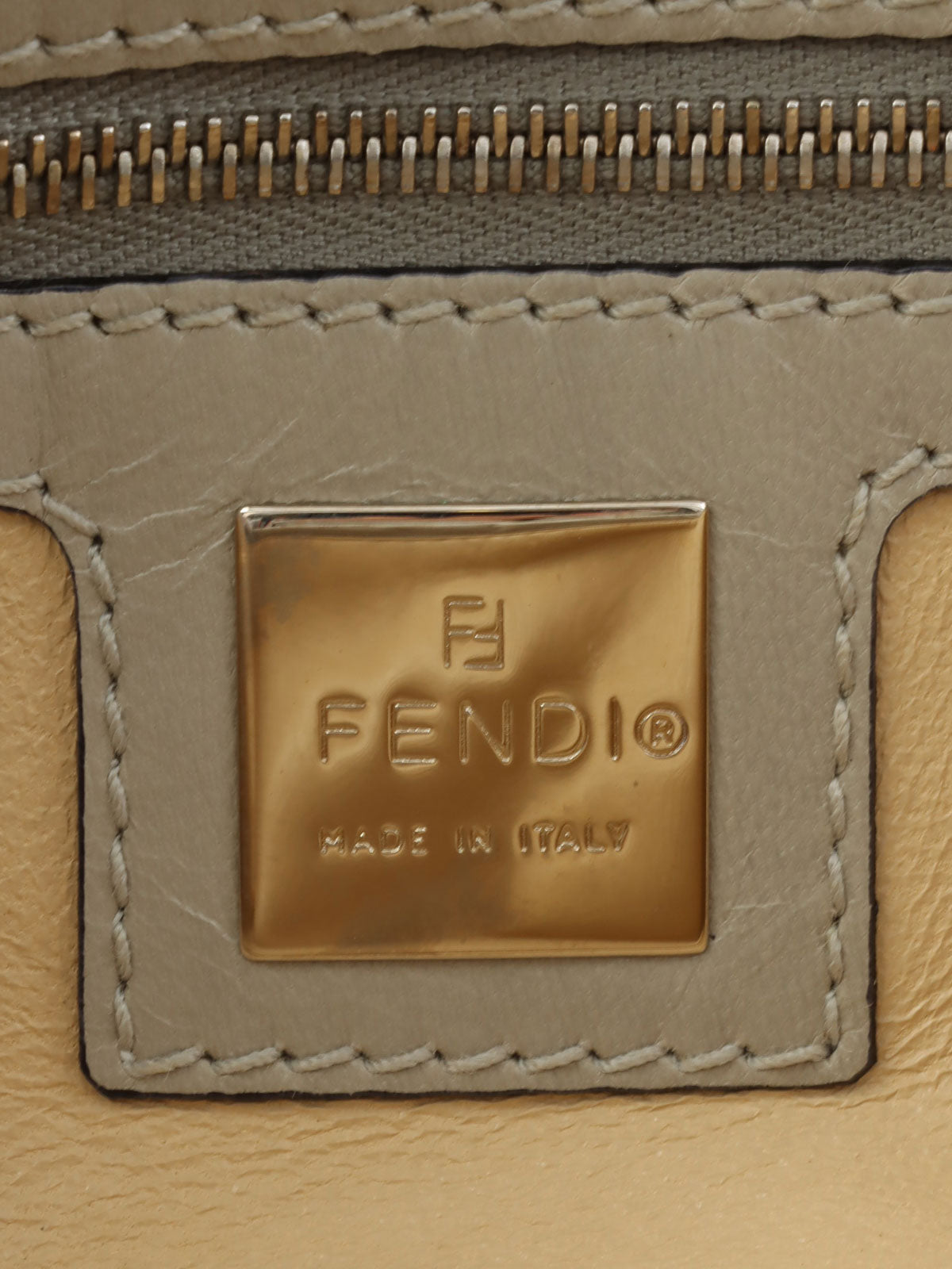 Knitted Rhinestone Python Detail Mamma Baguette Grey