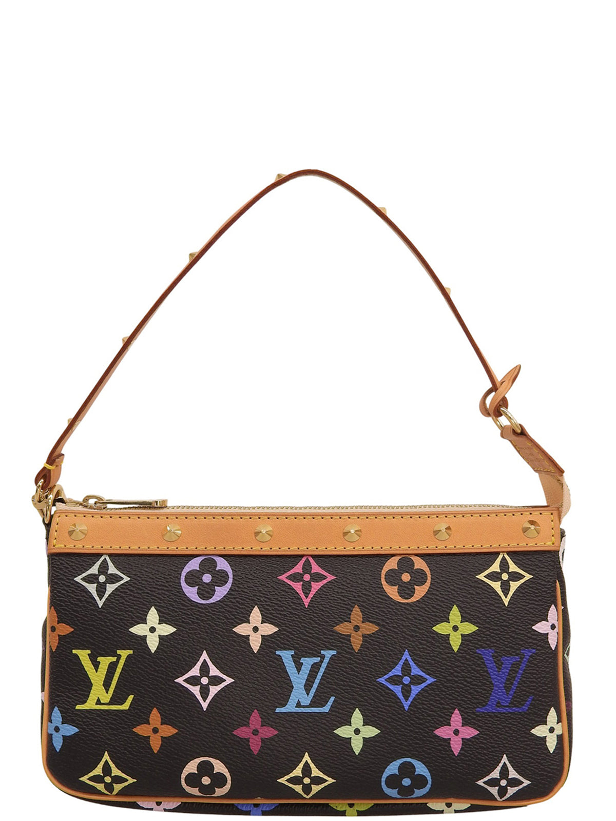 2003年製 モノグラムマルチカラーポシェットアクセソワール ノワール