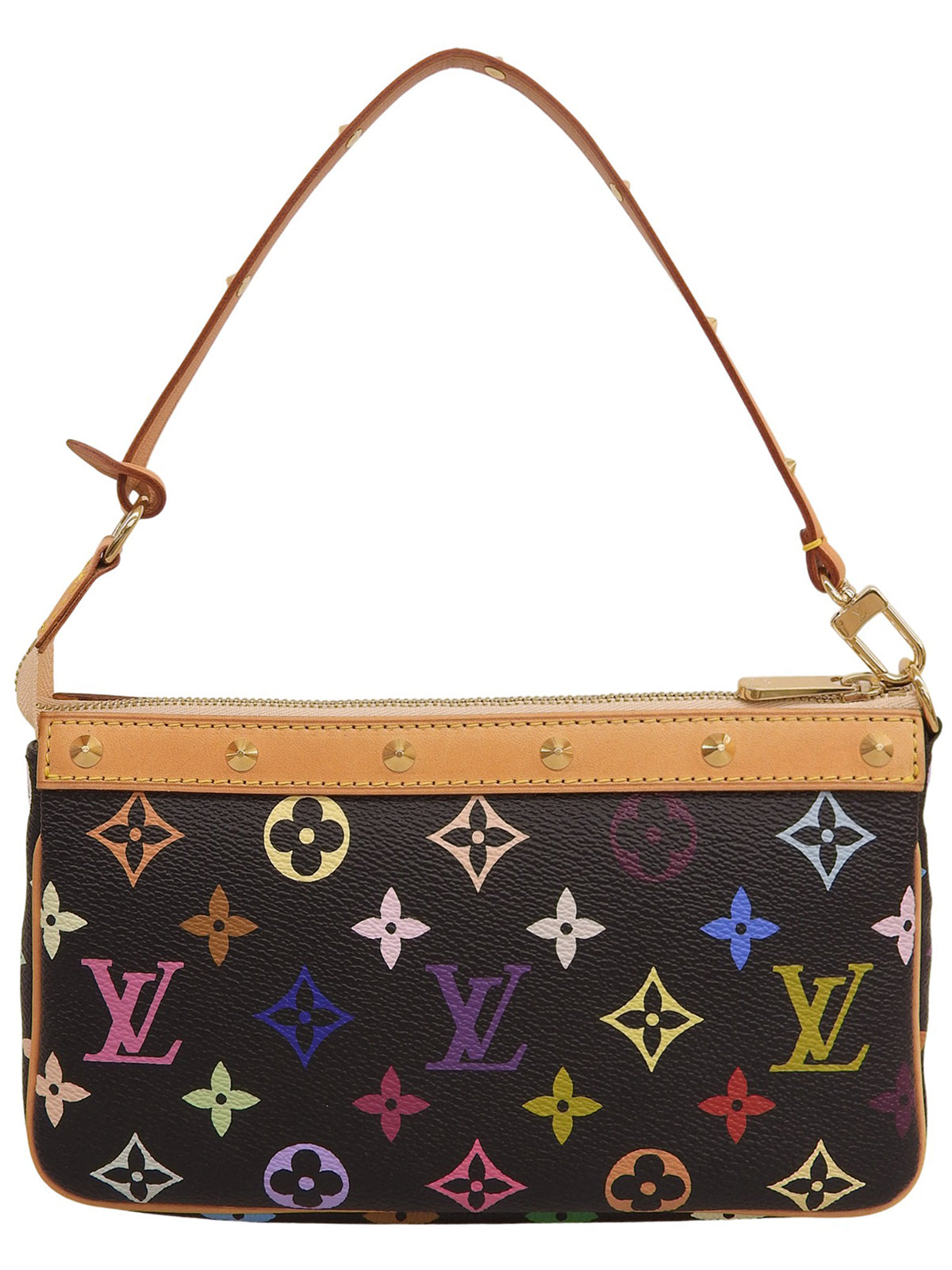 2003年製 モノグラムマルチカラーポシェットアクセソワール ノワール