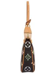 2003年製 モノグラムマルチカラーポシェットアクセソワール ノワール