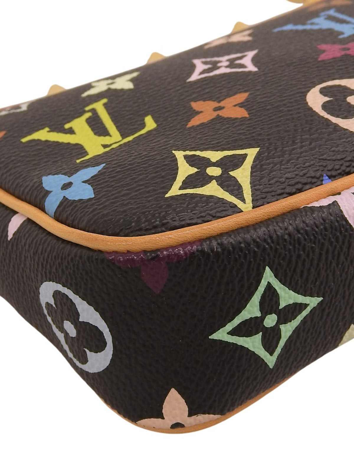 2003年製 モノグラムマルチカラーポシェットアクセソワール ノワール