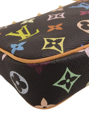 2003年製 モノグラムマルチカラーポシェットアクセソワール ノワール