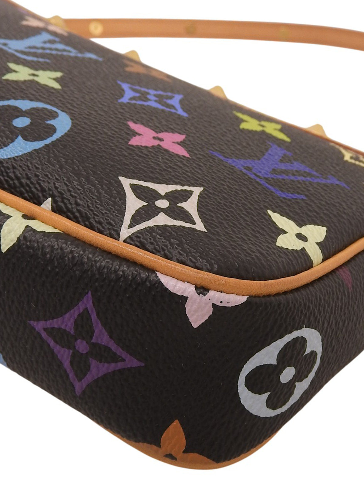 2003年製 モノグラムマルチカラーポシェットアクセソワール ノワール