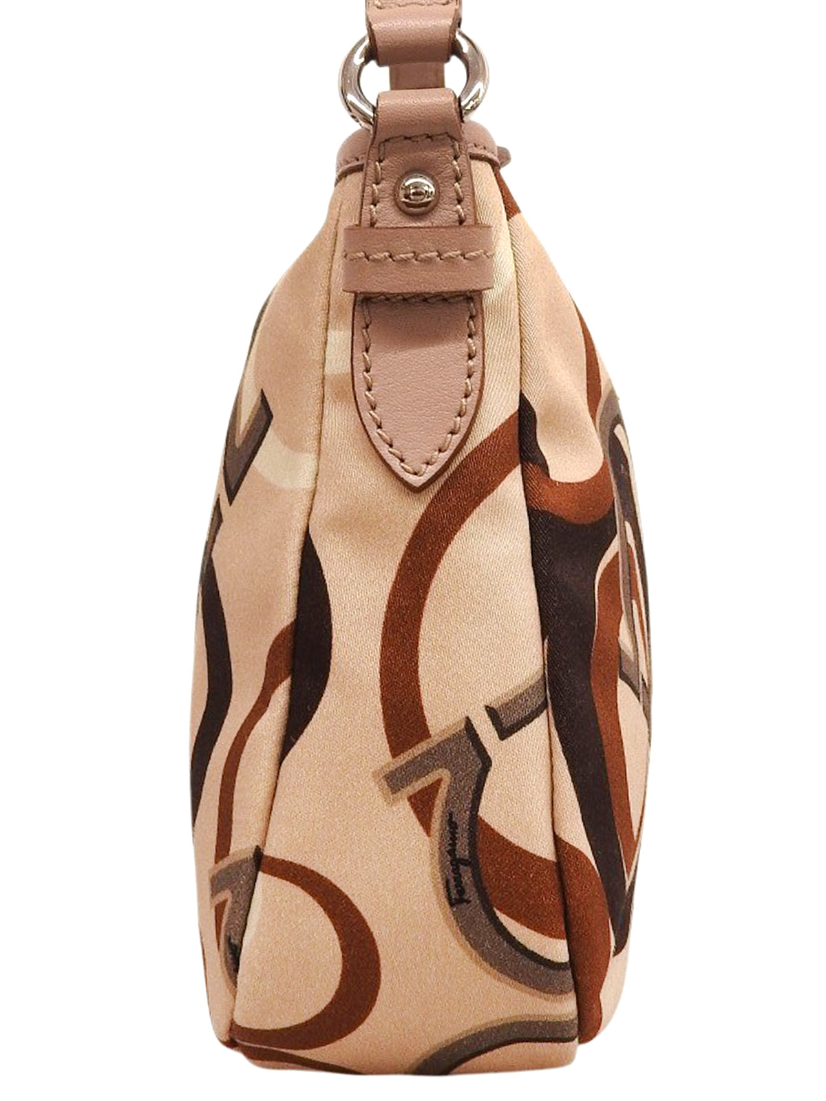 ガンチーニパターンショルダーバッグ ベージュ