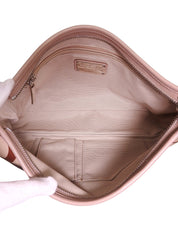 ガンチーニパターンショルダーバッグ ベージュ