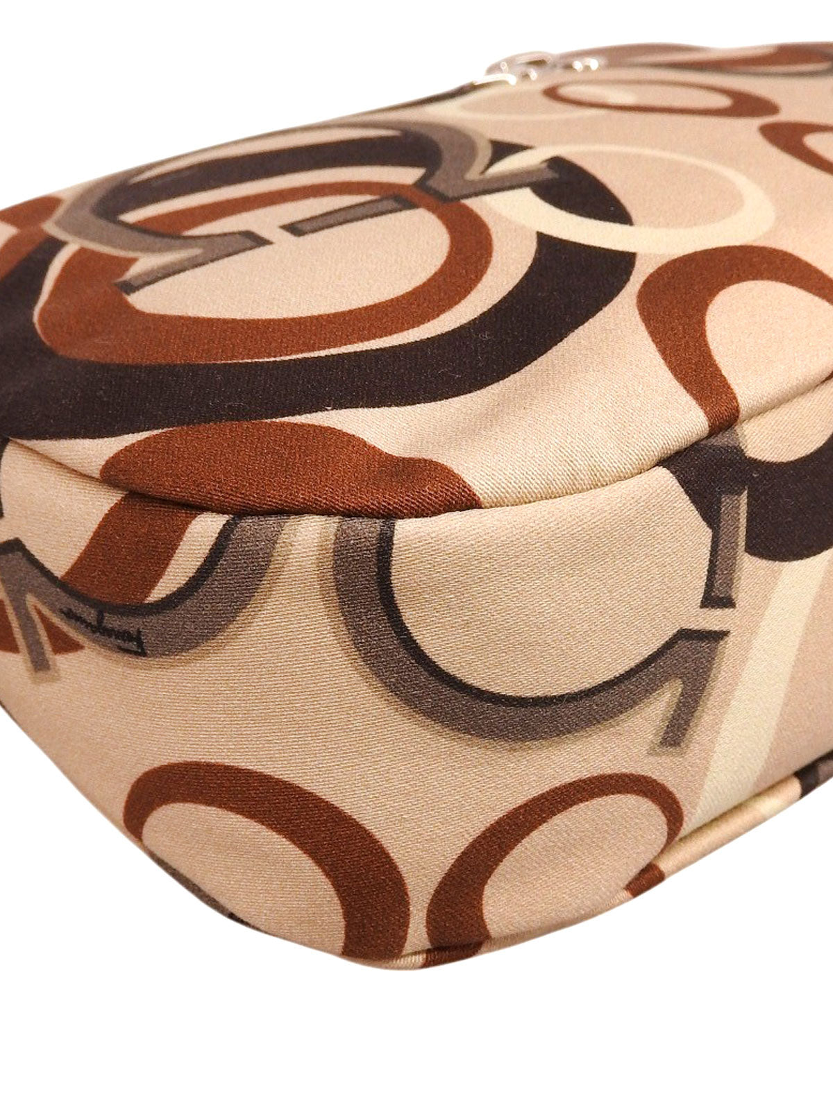 ガンチーニパターンショルダーバッグ ベージュ