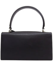 サフィアーノガンチーニプレート2wayバッグ ブラック