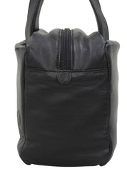 Nappa Anagram Embossed Handbag in Black