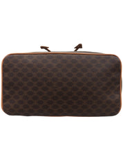 マカダムパターンリングロゴプレートバックパック ブラウン