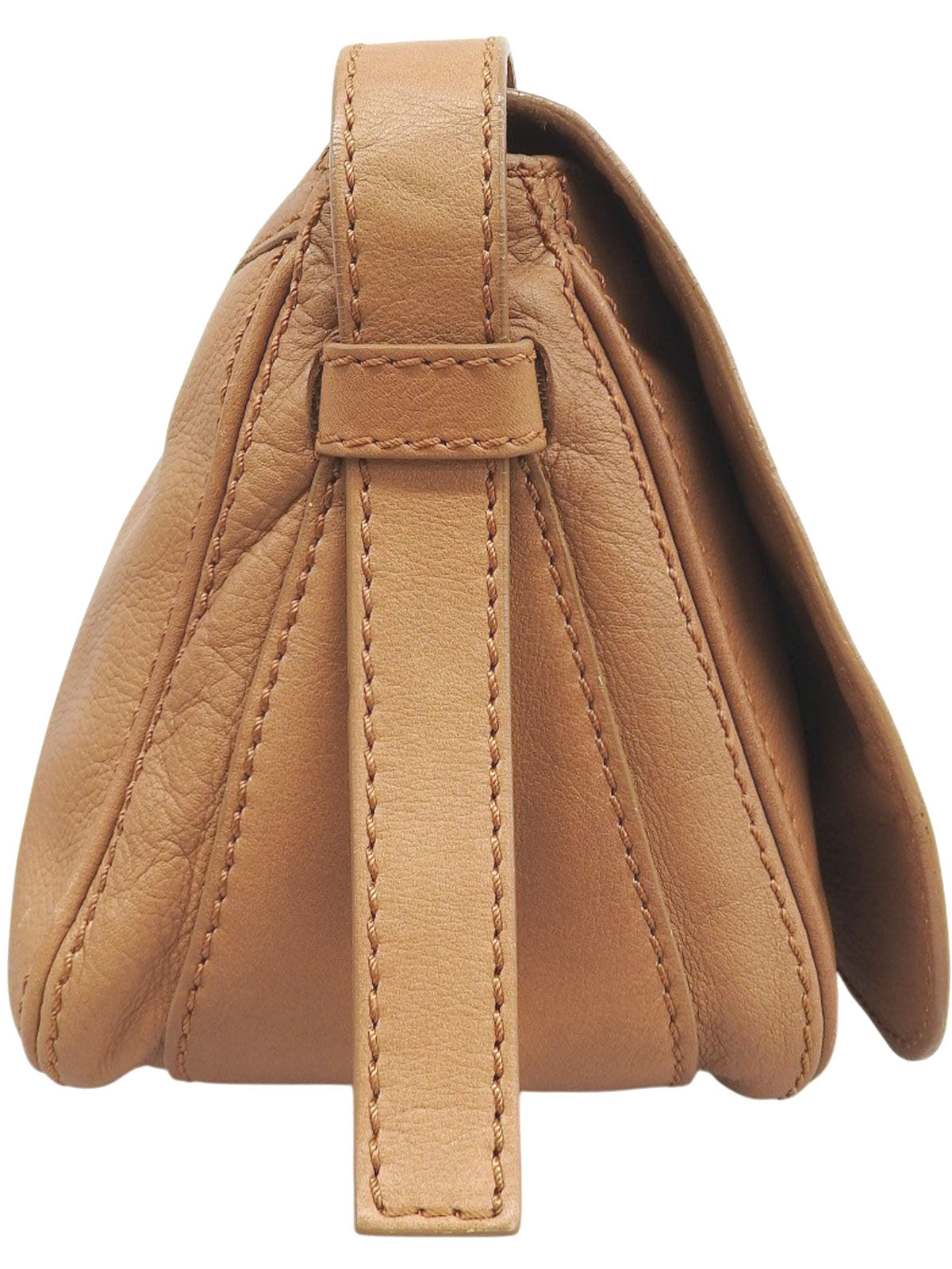 マカダムスタッズショルダーバッグ ベージュ