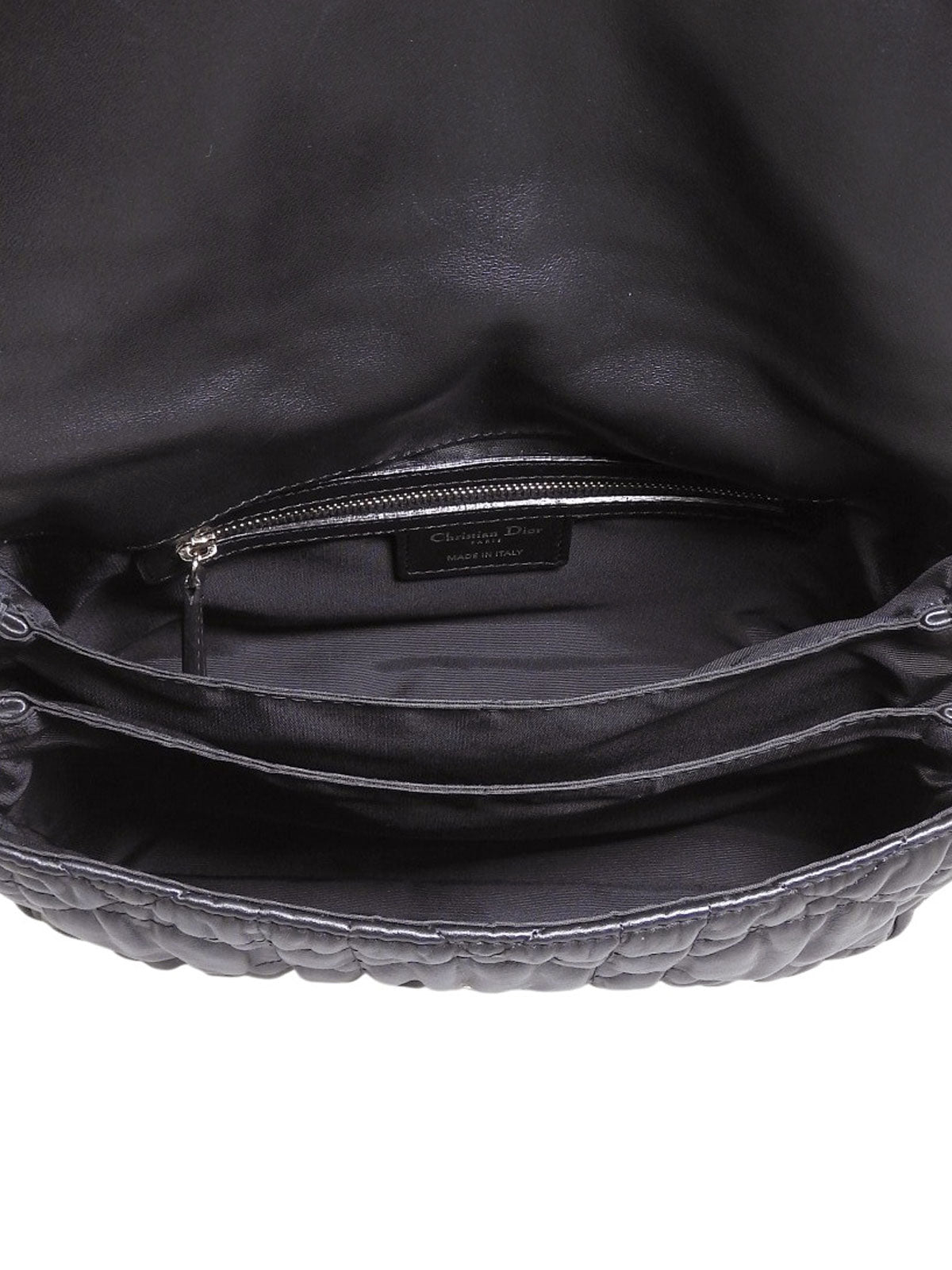 黑色藤格纹链条单肩包