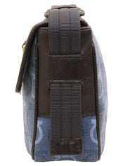 ガンチーニパターンショルダーバッグ ブルー