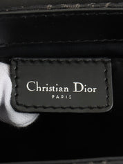 トロッターパターンショルダーバッグ ブラック