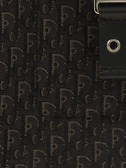 トロッターパターンショルダーバッグ ブラック