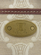 キャンバスマカダムショルダーバッグ ベージュ