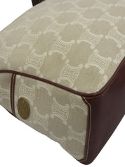 キャンバスマカダムショルダーバッグ ベージュ