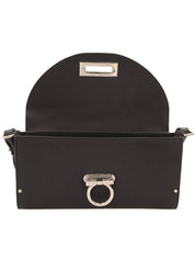 ガンチーニプレートショルダーバッグ ブラック