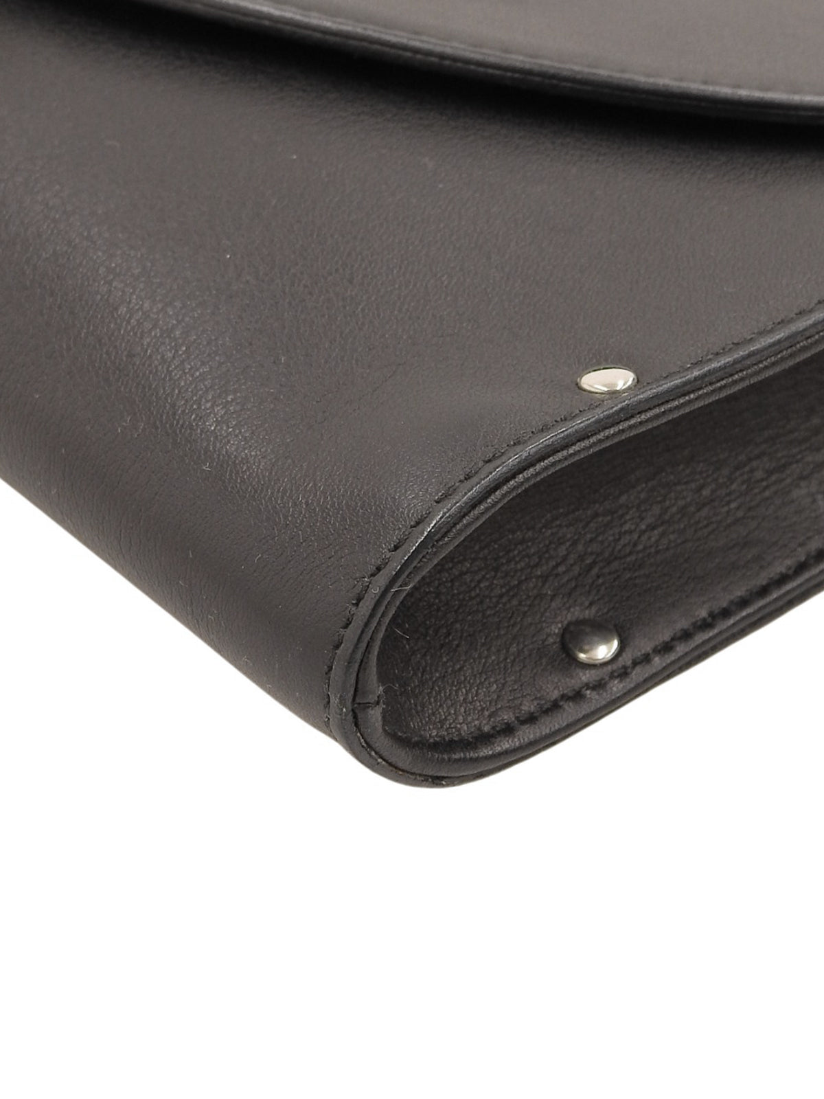 ガンチーニプレートショルダーバッグ ブラック