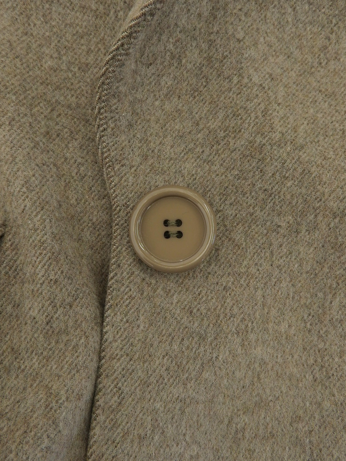 ウールロゴ刺繍ジャケット グレージュ