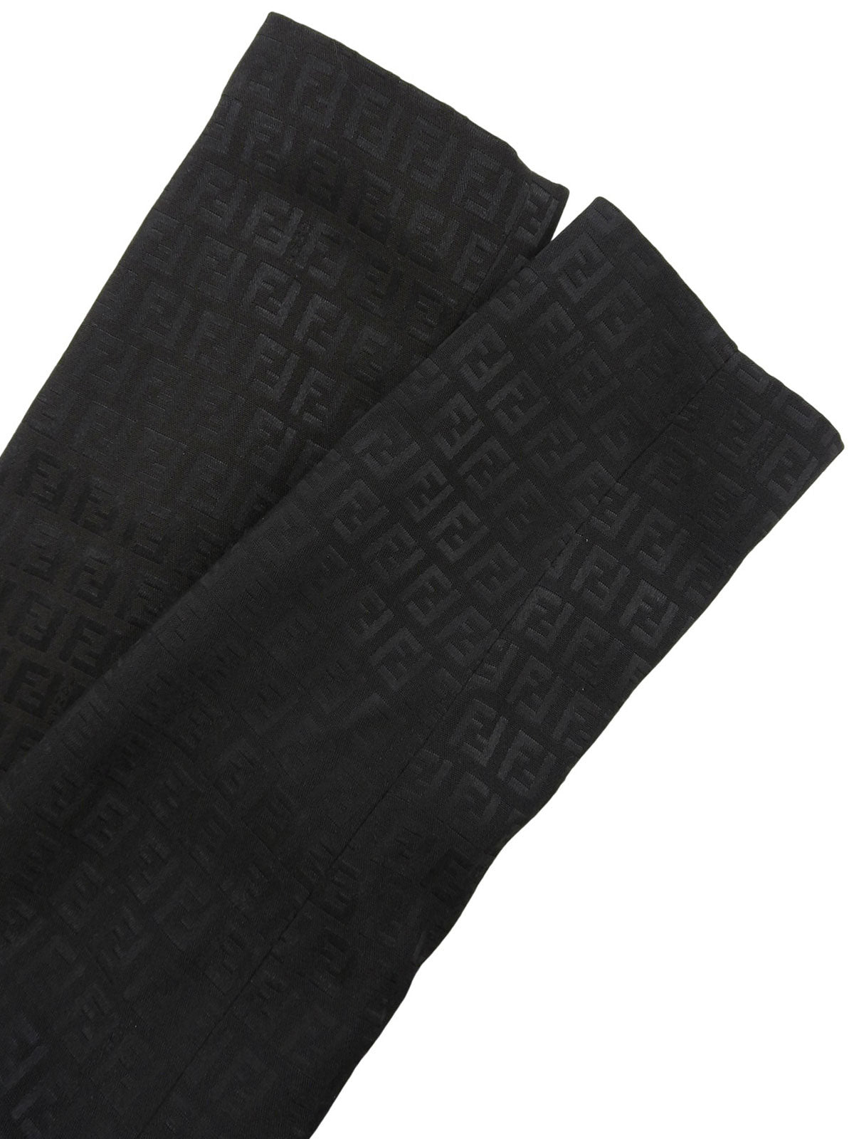 ズッキーノパターンステンカラーコート ブラック