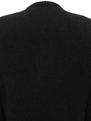 ウールラメノーカラージャケット ブラック/ゴールド