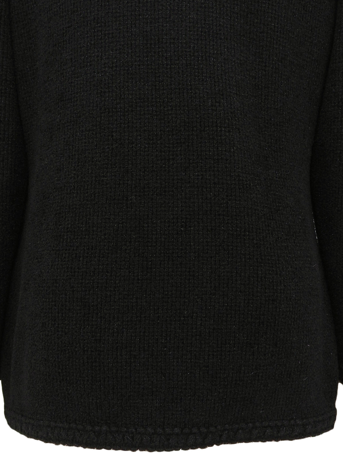 ウールラメノーカラージャケット ブラック/ゴールド