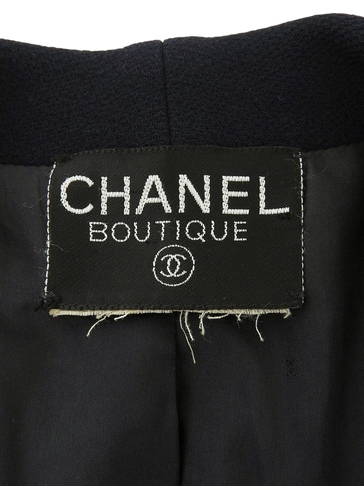 CCマークボタンジャケット ネイビー