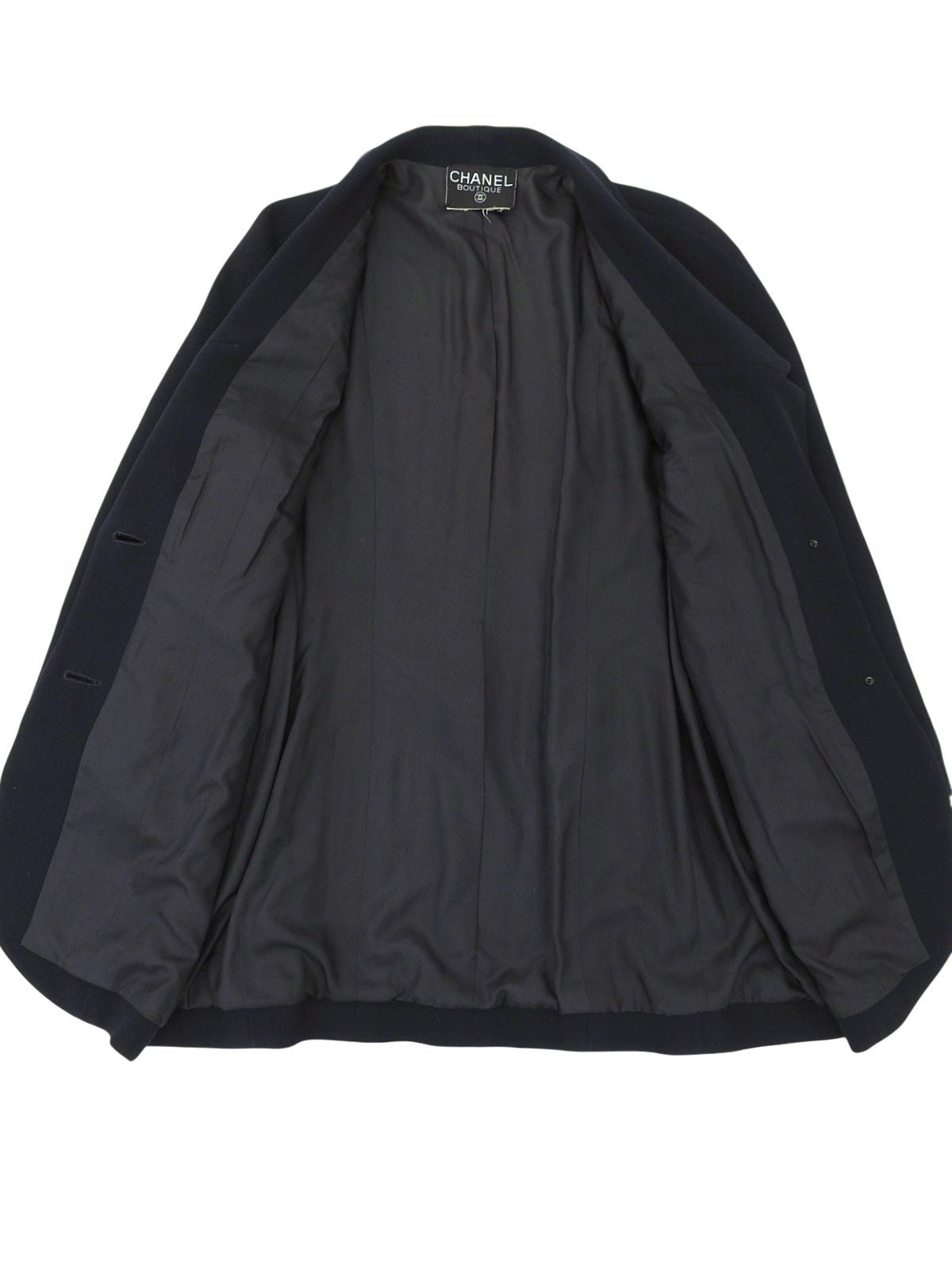 CCマークボタンジャケット ネイビー