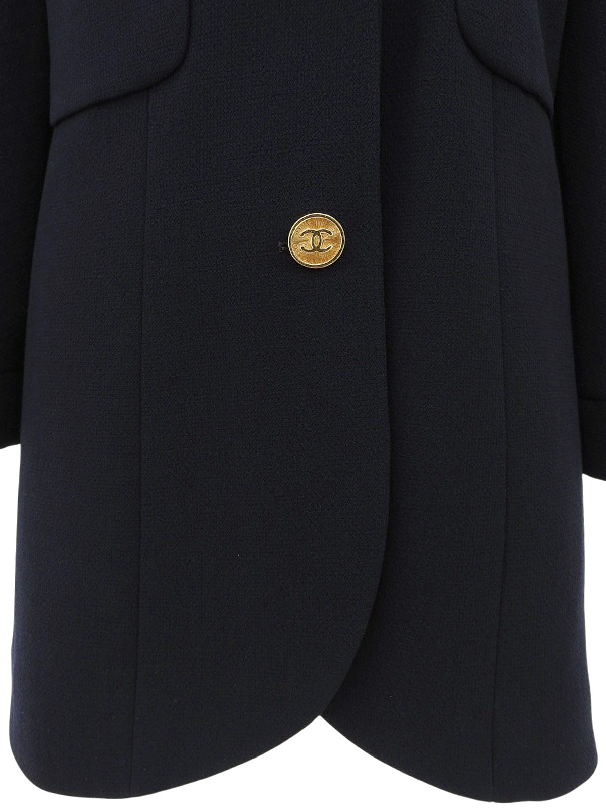 CCマークボタンジャケット ネイビー