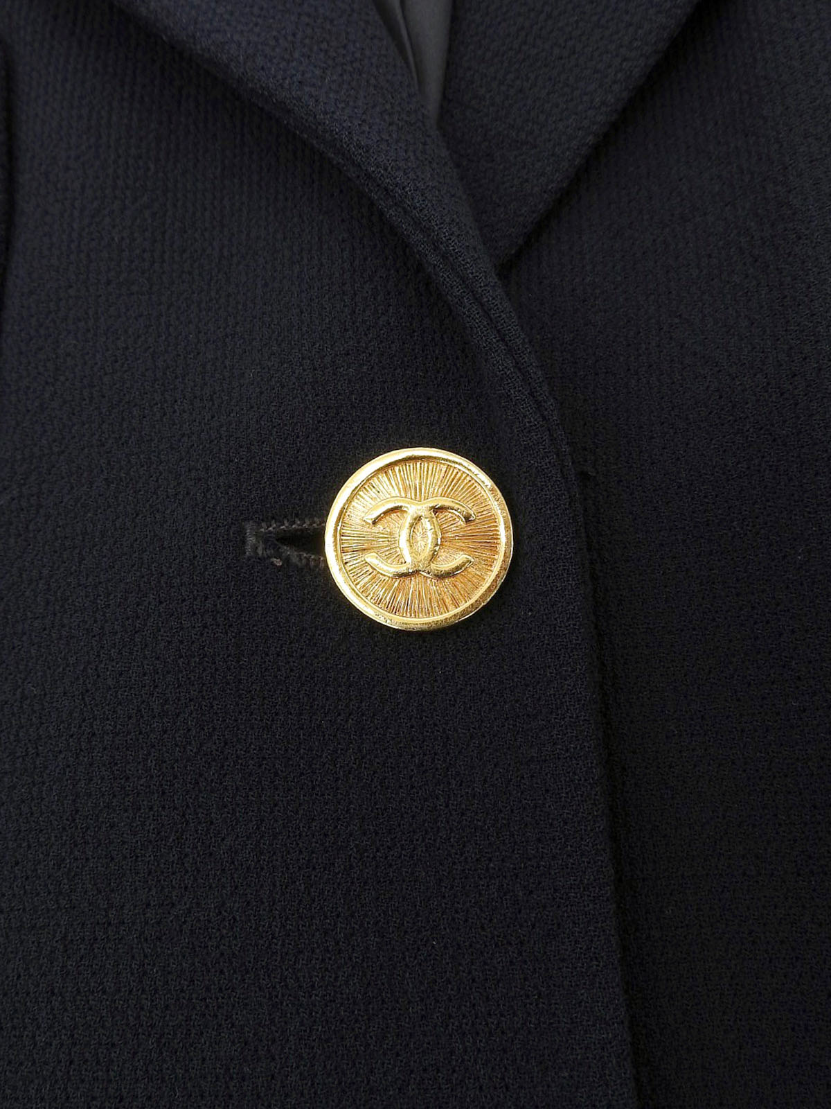 CCマークボタンジャケット ネイビー