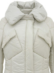 Back Macadam Stitch Padded Jacket, Light Gray