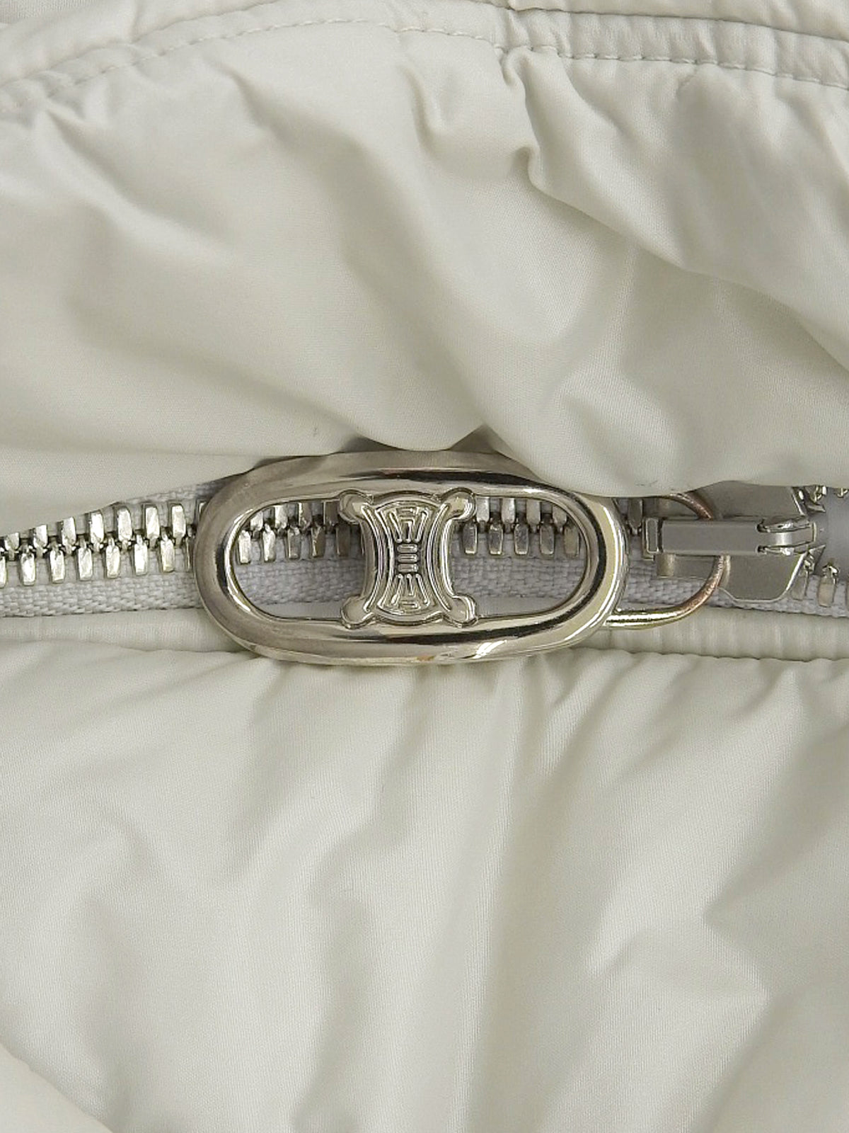 Back Macadam Stitch Padded Jacket, Light Gray