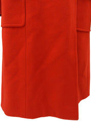 1994 Cashmere CC Mark Button Long Coat #36 Red